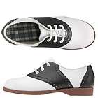   SIZE 9 1/2 BLACK AND WHITE 50S STYLE CLASSIC SADDLE SHOES NEW IN BOX
