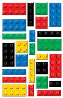 CI LEGO Classic BLUE BRICK Block EMBOSSED 12X12 Paper  