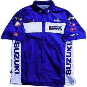    Joe Rocket Suzuki Team Shirt   Large/Blue/White Automotive