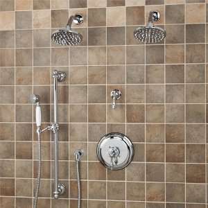 Bostonian Balanced Shower System   2 Showerheads & Handshower   Lever 