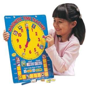  MAGNETIC TIME TEACHER 12X16.5 Toys & Games