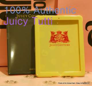 Juicy Couture Polka Dot Ipad Cover Hard Case Creme NIB  