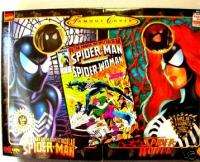 1998 Black Spiderman & Spiderwoman Marvel Famous Cover  