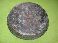 Ottoman Turkey Primitive Copper Dish Tin Plate 1800`s  
