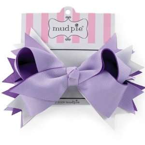  Purple Hair Bow by Mud Pie Baby