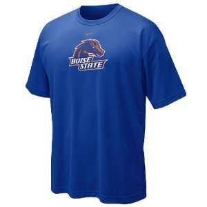  Nike Boise State Broncos Royal Dri FIT Mascot T Shirt 
