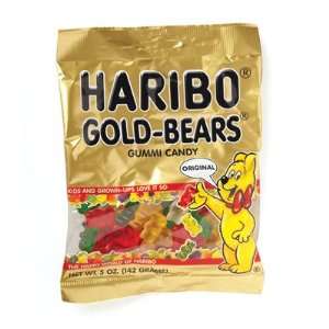  Gold Gummi Bears Bag 12 Count 