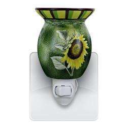 Sunflower Fragrance Scented Tart / Oil Plug In Warmer Night Light w 