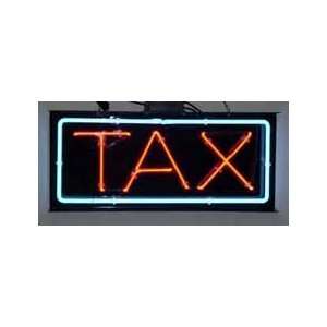  Tax Neon Sign 13 x 30