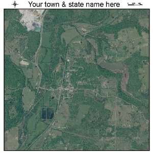   Photography Map of Marble City, Oklahoma 2010 OK 