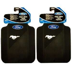  Ford Oval Logo Mustang Rubber Floor Mats Automotive
