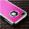Bling Diamond Crystal Pink Hard Case+LCD Screen Stylus Pen For iPhone 