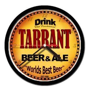  TARRANT beer and ale cerveza wall clock 