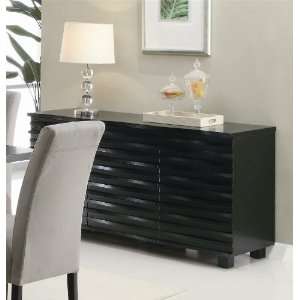  Stanton Server in Rich Black Finish by Coaster