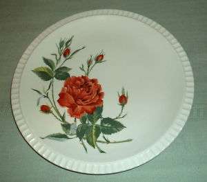 Primrose China Co. Talisman Red Floral Dinner Plate (1)  