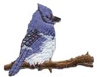 Blue Jay Bluebird Embroidered Iron On Patch 1110196  