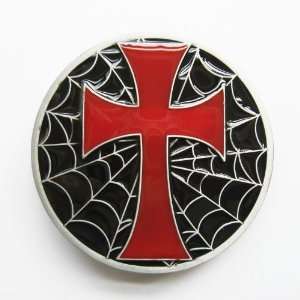  Iron Cross Spide Spider Web Belt Buckle 