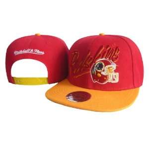    NFL Washington Red Skins Mitchell Ness Red Hats