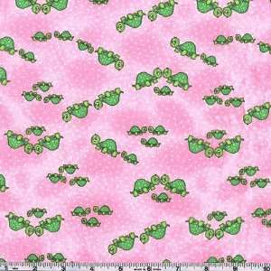   Pindot Turtle Train Pink Fabric By The Yard Arts, Crafts & Sewing