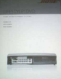BOSE LIFESTYLE 28 SERIES III DVD INSTALLATION GUIDE BND  