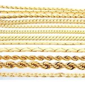  144 Assorted Gold Chains Resell Lot