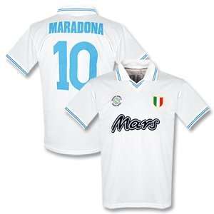   Away Replica Jersey + Maradona 10   Mars Sponsor