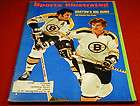 1972 NHL BOSTON BRUINS PHIL ESPOSITO & BOBBY ORR Sports Illustrated