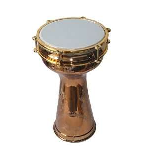  Handmade DARBOUKA DOUMBEK DRUM DJEMBE Gold Egypt Musical Instruments