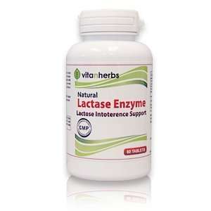  Vitanherbs Natural Lactase Enzyme, 3000 FCC ALU, 60 