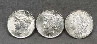 Different Morgan & Peace Silver Dollars Winner Takes All  