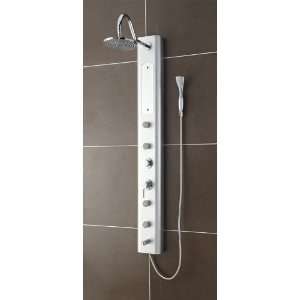   Venezia Double Handle Shower System with Rainshower Head, Four Massa