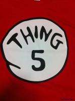 THING 1 2 3 4 DR. SEUSS TEE SHIRT YOUTH SIZES S XL  