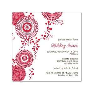  Holiday Party Invitations   Brightly Blooming By Tea 