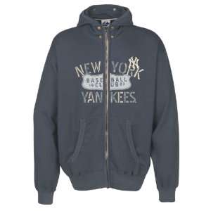   York Yankees Heritage Full Zip Hooded Sweatshirt