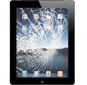 iPad 2 Broken Glass Screen Repair Service (black model)  