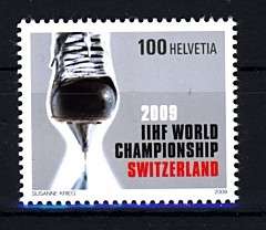 Ice Hockey World Cup 2009 Stamp Switzerland MNH  
