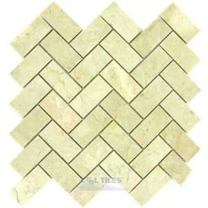  Majesta tiles   marble herringbone tile in crema marfil 