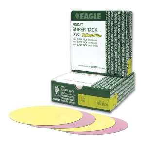 Eagle 554 1200   5 inch SUPER TACK Yellow Film Discs   Grit P1200   50 