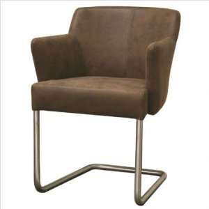  Brona Brown Fabric Accent Chair (Brown) (23H x 31W x 21 