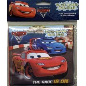   Bath Tub Book   Lightning McQueen   The Race is On Toys & Games