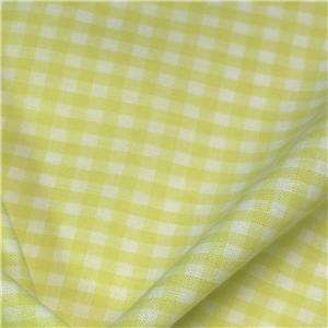 Spechler Vogel Yarn Dyed, Reversible Cotton Fabric, Yellow Gingham per 
