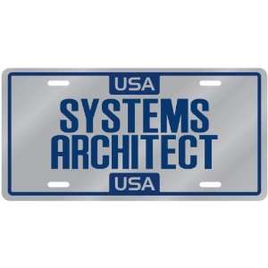  New  Usa Systems Architect  License Plate Occupations 