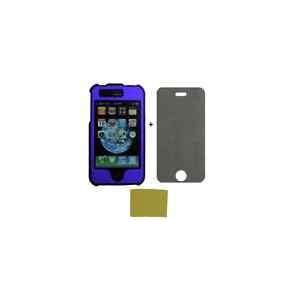  Iphone 3g Blue Faceplate + Privacy Screen Protector 