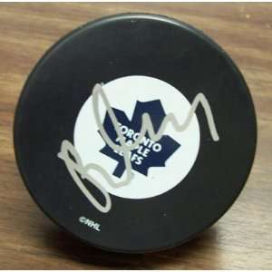 Bryan McCabe Autographed Hockey Puck 