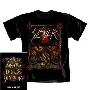  Loud Distribution   Slayer T Shirt Masked Soldier (L 