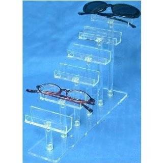 Eyeglass Display Clear Acrylic 6 Tier Showcase Holder