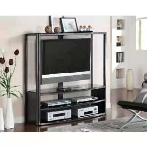   Tempered Glass TV Console by Furniture of America