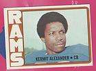 1971 Topps FOOTBALL SET BREAK 243 KERMIT ALEXANDER NRMT RAMS  