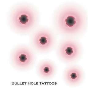  Tattoo Bullet Hole Fx Toys & Games