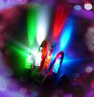  4pcs Mix Led Party Laser Finger Light Beam Torch Ring 